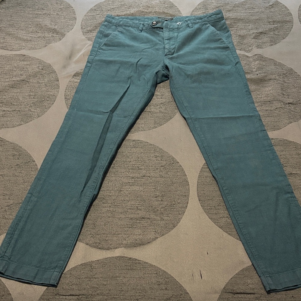 Ted Baker Teal Chinos